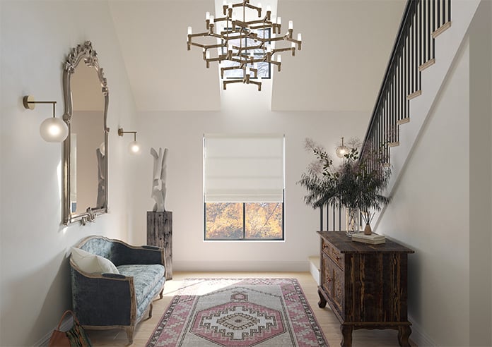 Oslo, Pearl - Twist&Fit Roman Blind - Image 9